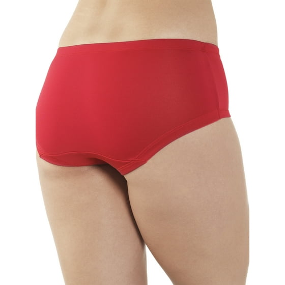 Fruit of the Loom Women's No Ride Up Boyshort Panties 4 Pack