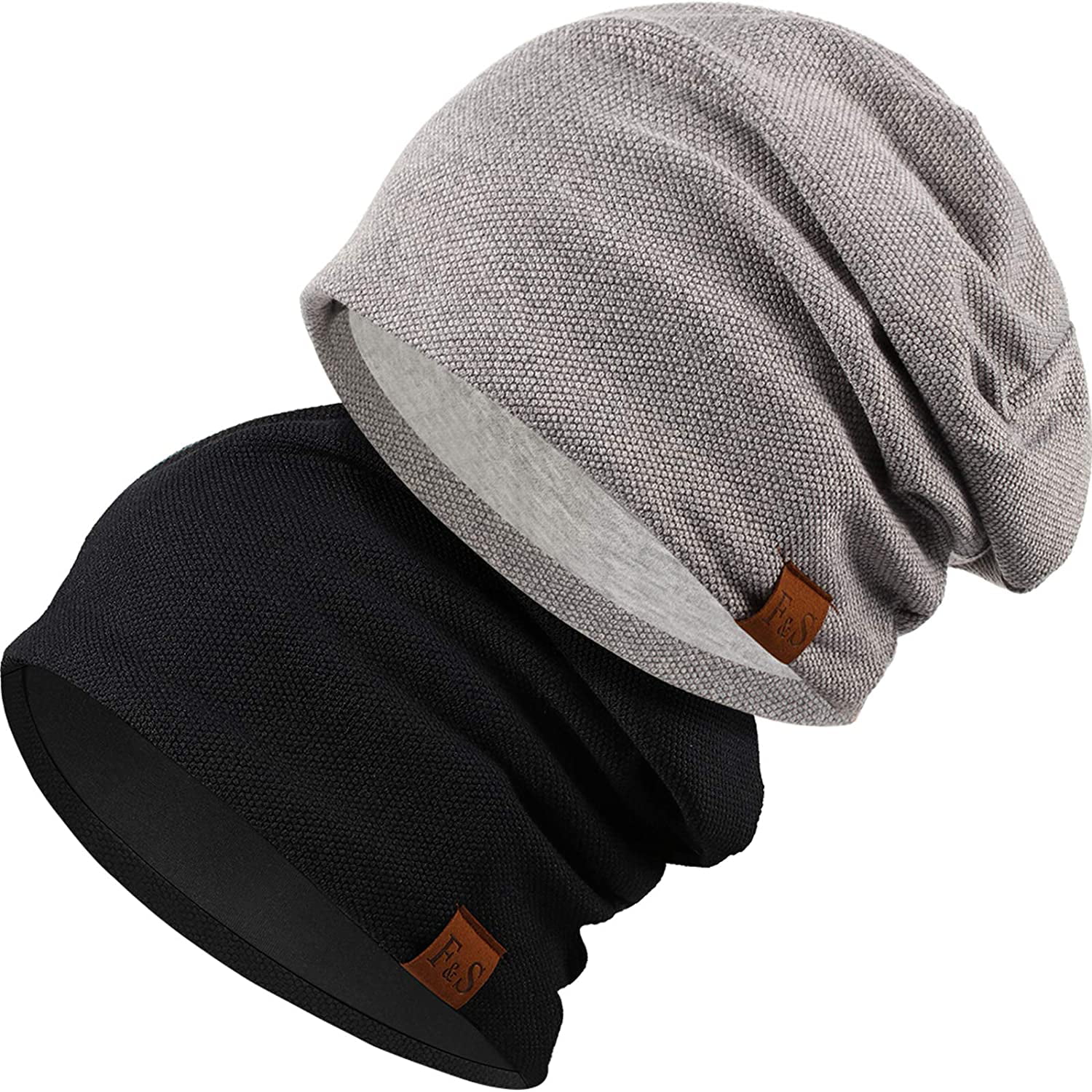 Unisexe Hommes Femmes Bonnet surdimensionné Slouch Hat Cap Hiver chaud Ski chapeau Outdoor