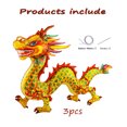 thumbnail image 3 of Cymylar Chinese Dragon foil Balloon, 44-inch Colorful Spring Festival decorated balloons(2Pcs), 3 of 5
