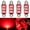 Red, variant on 4-Pack Red 578 Festoon LED Bulbs, 41mm/42mm 3030 6-SMD Super Bright, Fit 211-2 212-2 for Car Map Dome Trunk Courtesy Interior Lights