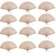 thumbnail image 5 of Set de ventiladores de mano de madera SL Crafts, regalos para bodas, fiestas, 50 unidades, 5 of 6