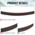 thumbnail image 4 of Ikon Motorsports Trunk Spoiler Fits 2008-2013 BMW E82 1 Series M Sport Coupe, M4 Style Matte Black ABS Plastic Add-on Rear Trunk Lid Spoiler Wing Lip, 4 of 7