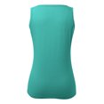 thumbnail image 4 of SNKSDGM Female Cotton Ribbed Tank Tops for Women Built in Bra Square Neck Tank Top Women Women Summer Solid Color Casual Loose V Neck Sleeveless Vest Xl, 4 of 4