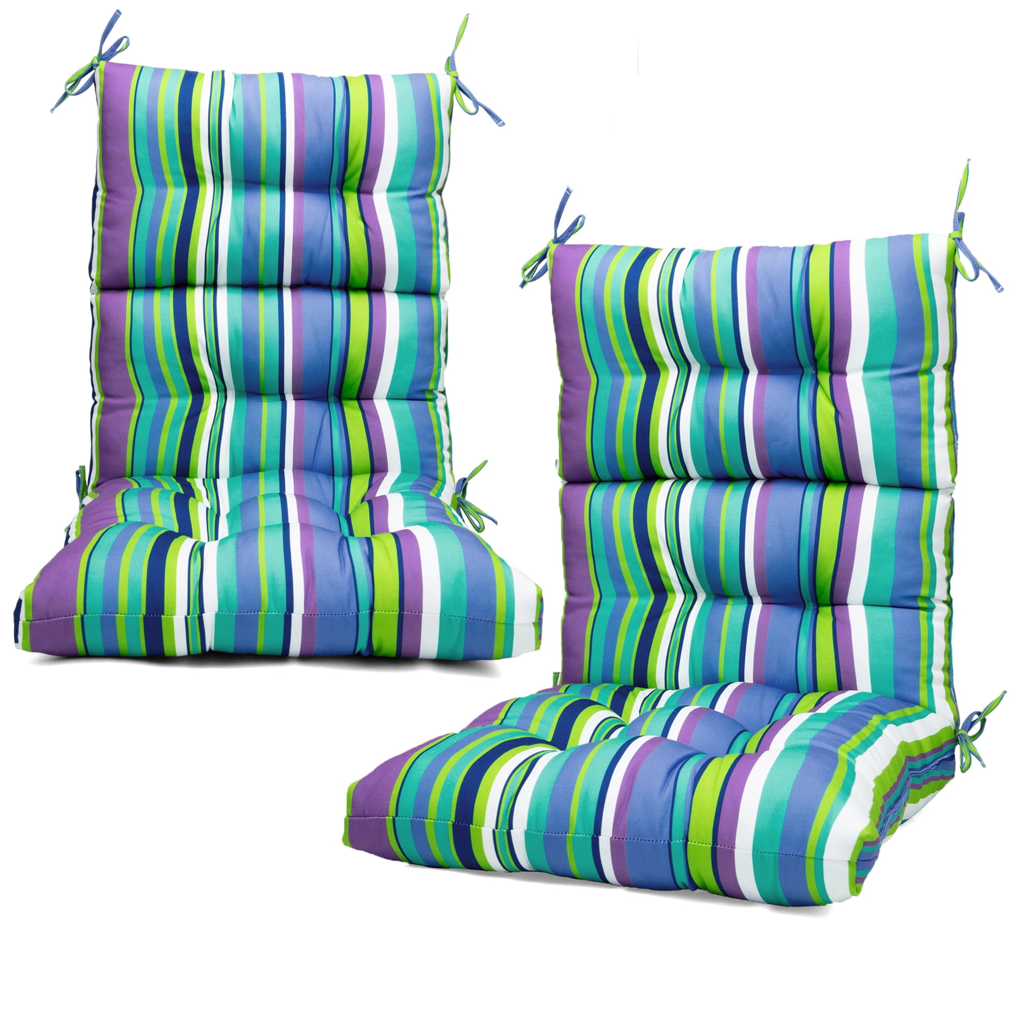170 * 53 * 7 cm,B Lounge Chair Pads Sun Lounger Cushion Pad Thick Replacement Sunbed Cushion with Top Cover and 6 Ties Suitable for Courtyard Indoor Garden Terrace
