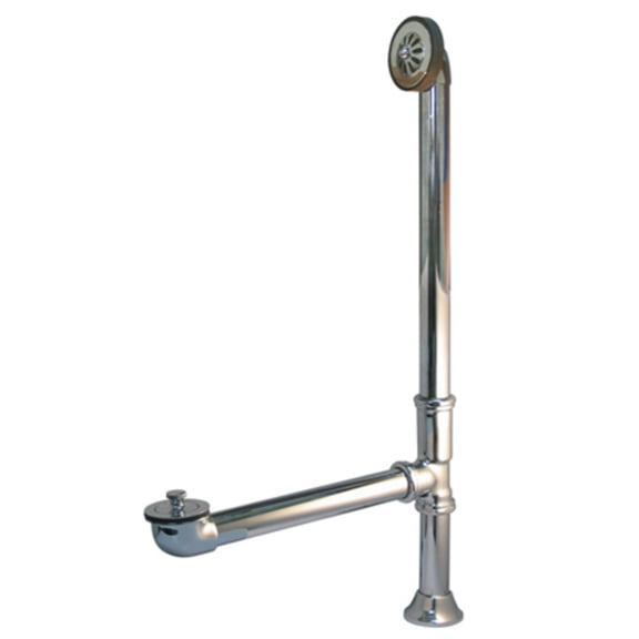 Elements Of Design Ds2081 Exposed Drain Application For Clawfoot Tub - Chrome