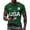 Z110 Green, variant on Glisme 682Th Anniversary Men'S Shirt American Flag Letter Print Short Sleeve Crew Neck Tees Summer Independence Day Breathable Men T-Shirt Size L Black