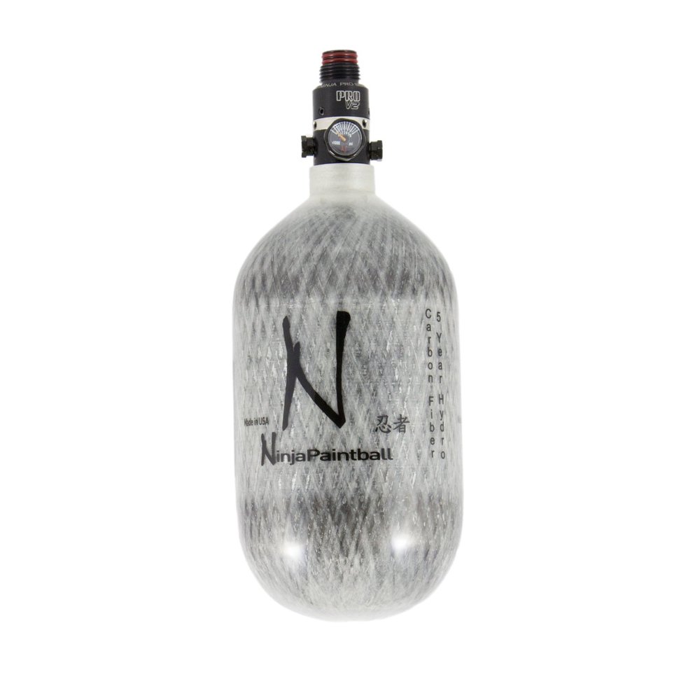 Ninja Paintball Pro V2 SLP 68ci 4500psi Carbon Fiber Paintball Tank