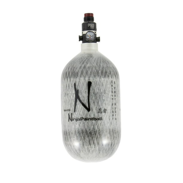 Ninja Paintball Pro V2 SLP 68ci 4500psi Carbon Fiber Paintball Tank