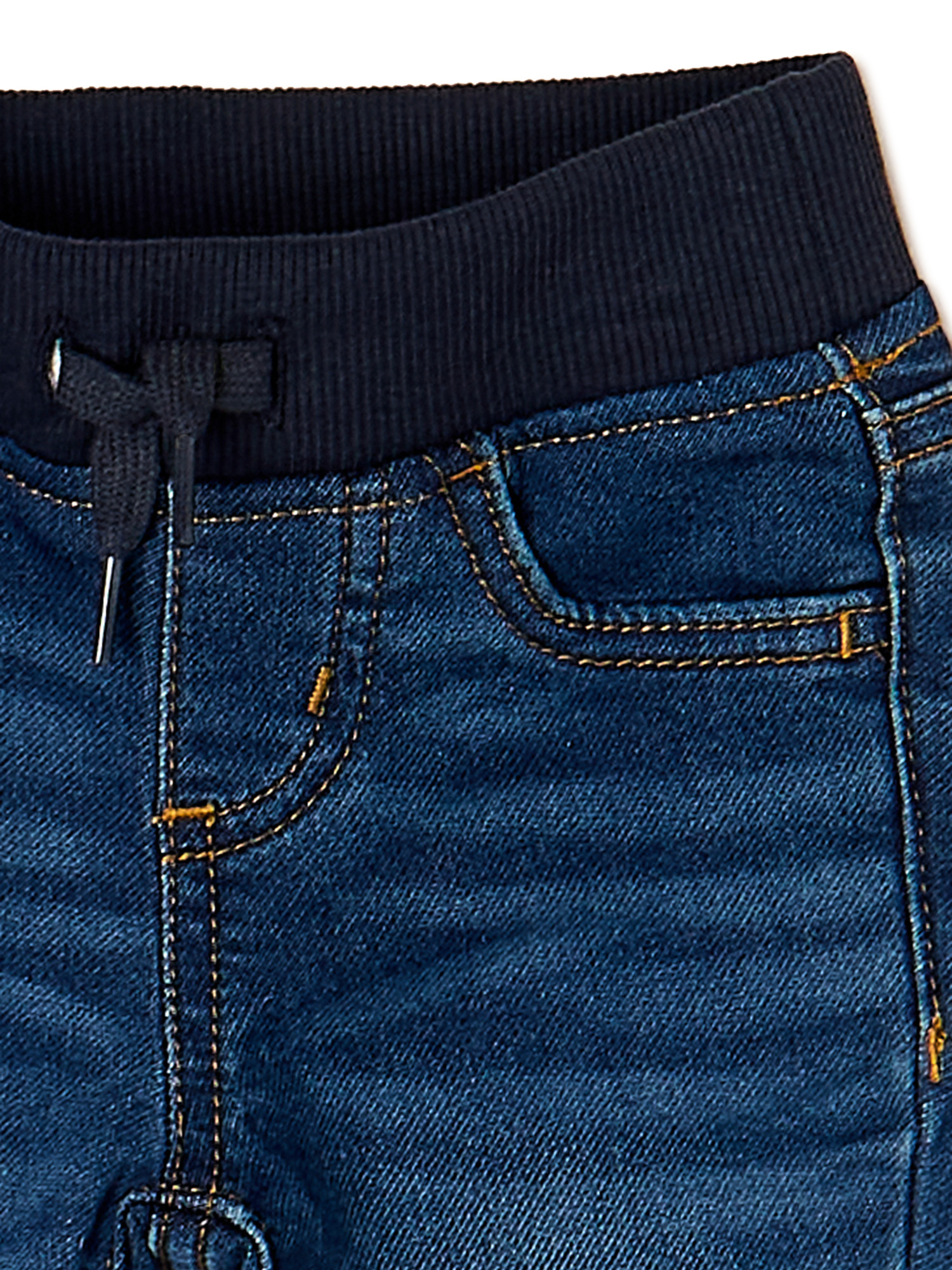 Wonder Nation Toddler Boy's Knit Denim Jeans photo 3