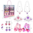 thumbnail image 2 of Princess Dress Up Shoes - Princess Heels, Tiaras, and Costume Jewelry Set - Dress Up Birthday Gifts for 3-12Y, 2 of 3