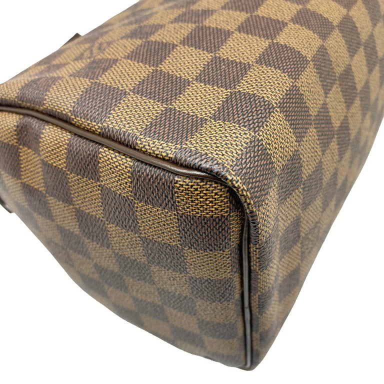 Louis-Vuitton Damier Azur Speedy-25 Boston Bag