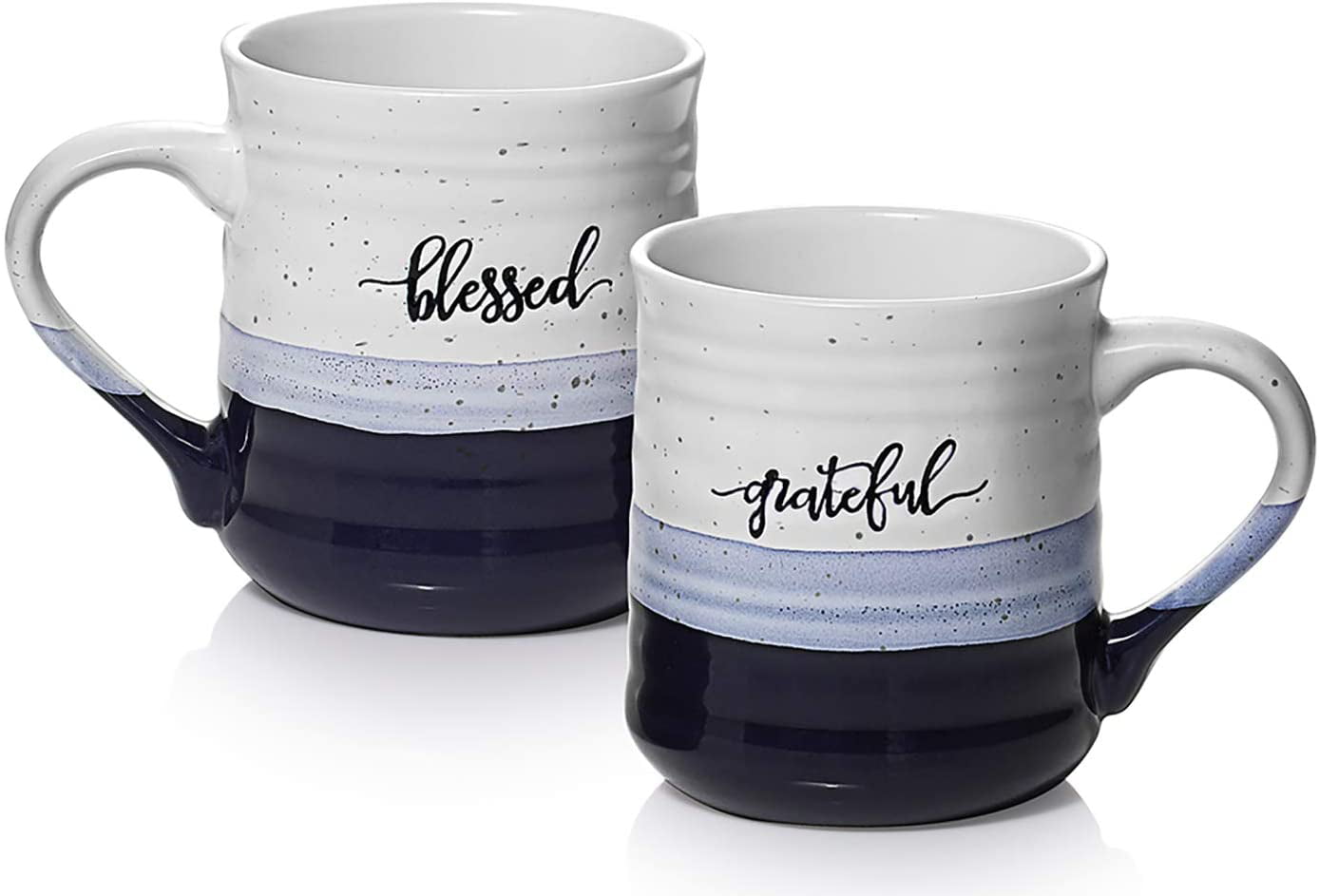 DOWAN 20 oz Coffee Mugs, Christmas Mugs with Word Blessed Grateful, Large  Porcelain Coffee Cup, Than…See more DOWAN 20 oz Coffee Mugs, Christmas Mugs