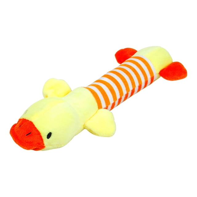 Juguete de peluche con forma de elefante a rayas para perros y cachorros
