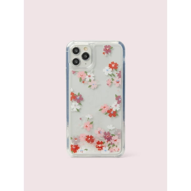 Kate Spade New York Cherry Blossom Liquid Glitter iPhone 11 Pro Max