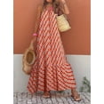 thumbnail image 3 of POINTERTECK Robe Maxi à Étages Sans Manches Boho à Fleurs pour Femmes, Décontractée, Superposée, Ample, Vacances, Plage, Bohème, Longues Robes, 3 of 7
