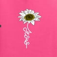 thumbnail image 6 of Wild Bobby Jesus Flower Script Inspirational/Christian Men Graphic Tee, Neon Pink, XX-Large, 6 of 6