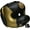 Gold, variant on RDX Headgear for Boxing and MMA Training, Maya Hide Leather Mark PRO Bar Head guard for Full Face, Ear, Cheek Bone Protection Kickboxing Martial Arts Grappling Taekwondo Sparring Helmet Head Guard