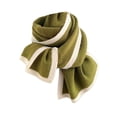 thumbnail image 2 of Bufanda gruesa para mujer, regalo, calentador de cuello, cómoda, suave, para clima frío, 69 pulgadas Verde, 2 of 9