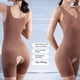 thumbnail image 3 of Mono moldeador de talla grande Body que adelgaza el abdomen Traje moldeador de cuerpo Pantalones con frunces en el pecho y frunces abiertos, 3 of 6