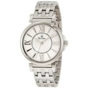 96L156 Womens Stainless Steel Case and Bracelet Mother of Pearl Dial Quartz
