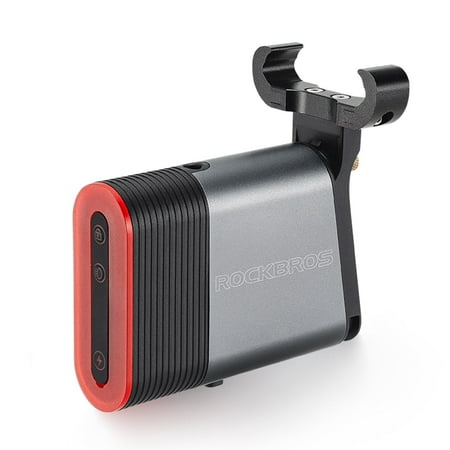 ROCKBROS Bike Tail Light Light with Lock Function Smart Bluetooth Brake Sensing/Shock start-stop/5 Light Modes Lock Waterproof Rechargable Bike Tail Light for Road Bike & Mountain Bike MTB
