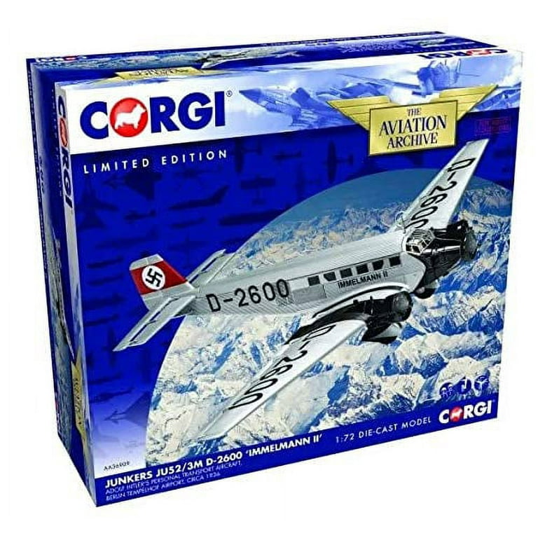 Corgi CG36909 Ju52 1-72 Immelmann II Circa Toy Airplane 1936
