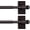 Cocoa, variant on 2 PACK Magnetic Curtain Rods for Metal Doors, 9 to 16 Inch, 1/2 Inch Diameter, Multi-Use Adjustable Appliances for French Doors Magnetic Cafe Curtain Rod(Black)