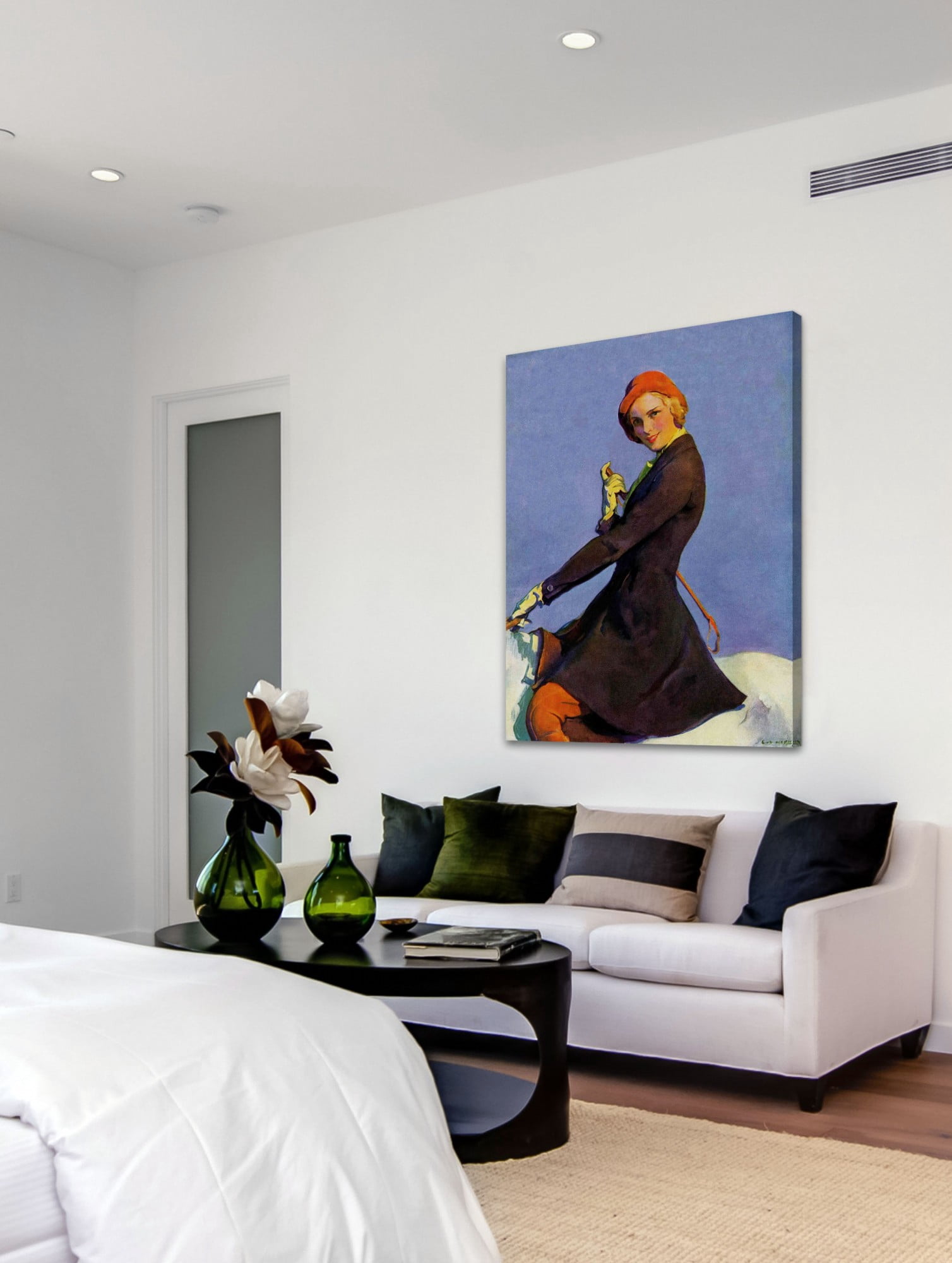 Marmont Hill Woman on Horseback by Guy Hoff Painting Print on Canvas