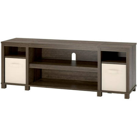 Mainstays TV Stand with Bins for TVs up to 65", Multiple ...