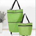 thumbnail image 3 of 2-in-1 Foldable Shopping Cart with Wheels & Collapsible Zipper Bag -, 3 of 4