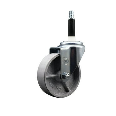 4 Inch Semi Steel Wheel Swivel 7/8 Inch Expanding Stem Caster SCC