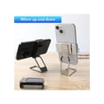 thumbnail image 4 of New Upgraded Back Clip Type 360 Folding Bracket，Fully Adjustable Phone Stand Foldable Desktop Cradle Dock,(Black+Silver), 4 of 5