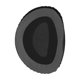 thumbnail image 5 of Ccdes Orejeras para auriculares, cojín para auriculares negro 2 piezas para RS160 RS170 RS180 Cable No se aplica, 5 of 5