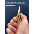 thumbnail image 2 of Lighter Vintage Copper Refillable Oil Cigarette Cigar Lighter Fire Starter for Collective Decoration, 2 of 5