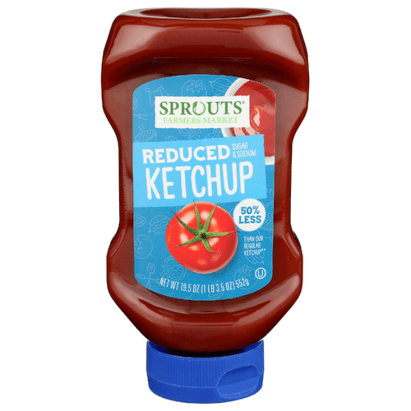 Sprouts Reduced Sugar & Sodium Ketchup - 19.5 oz - 3 Count