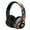 Black, variant on Bdday Wireless Bluetooth Cool Graffiti LED Illuminated Gaming Headset For Kids Teens Adults Headphones With Built-in Microphone IOS And Android