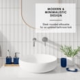 thumbnail image 4 of Clara Clark  20 Piece Complete Bathroom Accessories Kit with Shower Curtain Set Navy, 4 of 5