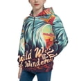 thumbnail image 2 of Kdxio Western Style Bald Eagle Pattern Kids Boys Girls Zip Up Hoodie 3D Printed Hooded Sweatshirt Hoody Coat with Pocket 7-12 Y-Medium, 2 of 6
