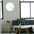 thumbnail image 1 of Reloj de pared silencioso BLESIY 23 pulgadas de acrílico madera blanca, 1 of 8
