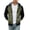 j2-Dark Green, variant on LIIPEE Color Block Zip Up Hoodies For Men Long Sleeve Hooded Sweatshirts Male Autumn Winter Comfortable Casual Sweatshirt With Pockets,L