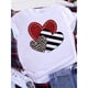 thumbnail image 4 of Brave Soul L-Camiseta blanca con letras Retro americanas para mujer, camiseta holgada de manga corta con cuello redondo, Top informal de talla grande de gran tamaño, 4 of 5
