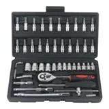 HERFOM 46 PCS Socket Wrench Set, with Storage Case
