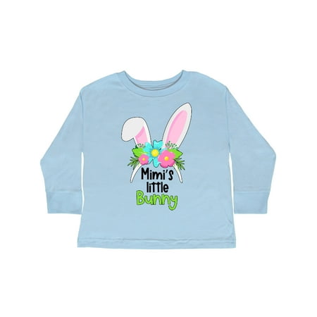 

Inktastic Mimi s Little Bunny Cute Easter Bunny Ears Gift Toddler Boy or Toddler Girl Long Sleeve T-Shirt