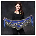 thumbnail image 6 of Belly Dance Coin Belt BellyDance Hip Scarf Golden Coins Belly Dance Costume Dancing Coin Belt, 6 of 7