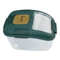 thumbnail image 1 of Rice Storage Bin, Large Capacity Food Storage Container  Proof Thick PP Multipurpose  For Home White,Green, 1 of 8
