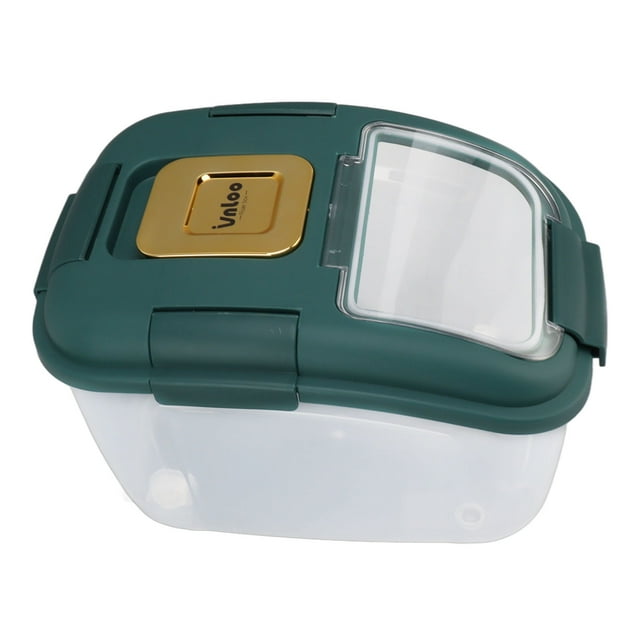 Contenant de Rangement pour Riz, Contenant Alimentaire Hermétique Bac de Rangement Contenant pour Céréales Contenant pour Aliments Secs Boîte à Riz Contenant de Farine pour Riz Céréales Haricots