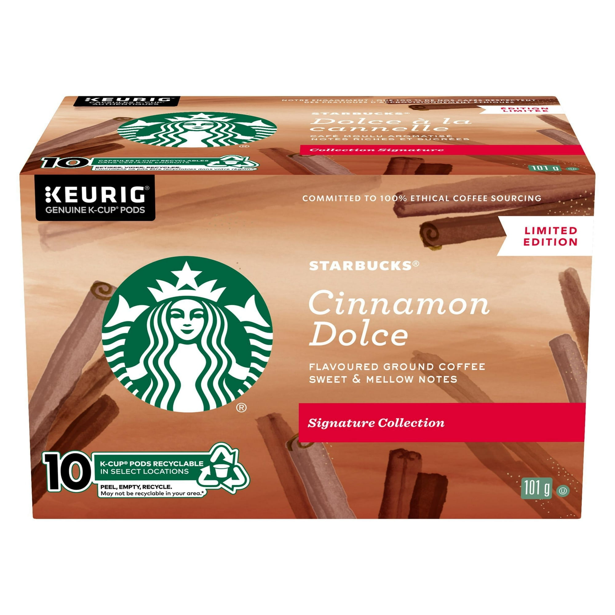 降真香10.6g Starbucks Signature Collection Cinnamon Dolce Flavoured Ground