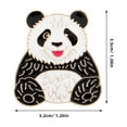 thumbnail image 2 of OUNONA De Metal Panda Adorable Para De Suéter Y Con Chino, 2 of 6