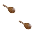 thumbnail image 2 of Cucharas de cocina de teca Injueey espumadera para sopa paleta de arroz 18 cm x 8 cm 2Conjunto, 2 of 6