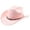 Light Pink, variant on Valora Western Cowboy Hat Curved Brim For Outdoor Adventure Travel Riding Country Style Black